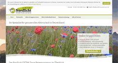 Desktop Screenshot of nordlicht-extra-tours.de